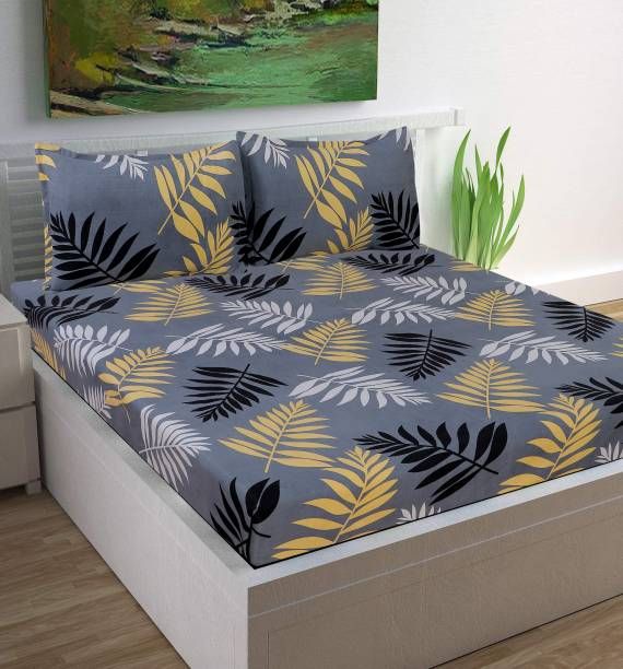Tropical Leaves Bedsheet Set
