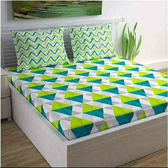 Modern Minimalist Bedsheet Set with Pinstripe Border